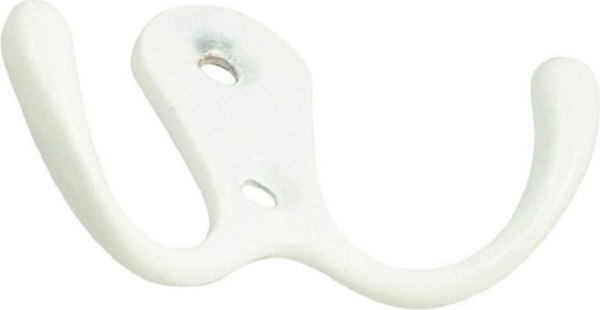 Крючок для одежды Trodos ZY-110А 2-рожковый сплав ЦАМ - фото