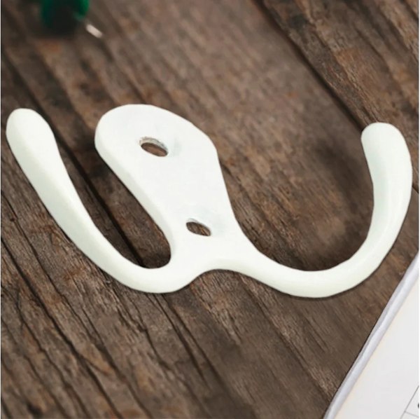 Крючок для одежды Trodos ZY-110А 2-рожковый сплав ЦАМ