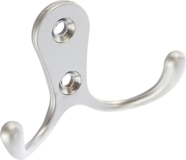 Крючок для одежды Trodos ZY-110А 2-рожковый сплав ЦАМ - фото