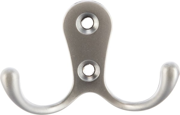 Крючок для одежды Trodos ZY-110А 2-рожковый сплав ЦАМ