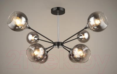 Потолочный светильник Mirastyle SX-N-8326/8 BK+CH