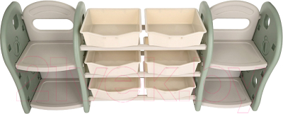 Стеллаж игровой Pituso UN-SJ36-green