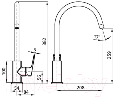 Смеситель Milardo Atlantic ATLSB00M05