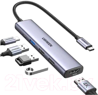Док-станция для ноутбука Ugreen CM478 / 15495