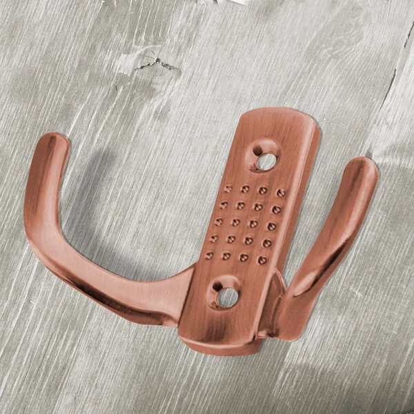 Крючок для одежды Trodos ZY-201В 2-рожковый сплав ЦАМ