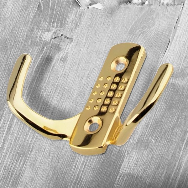 Крючок для одежды Trodos ZY-201С 2-рожковый сплав ЦАМ