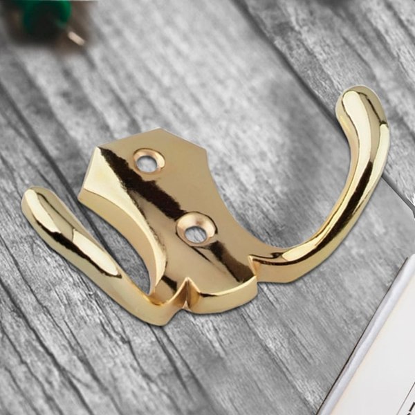 Крючок для одежды Trodos ZY-204В 2-рожковый сплав ЦАМ