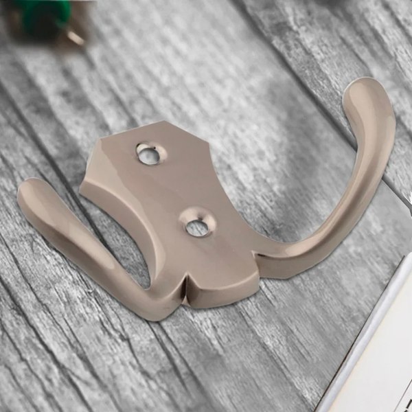 Крючок для одежды Trodos ZY-204В 2-рожковый сплав ЦАМ