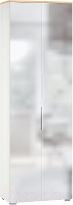 Шкаф Mobi Октава 13.338 (белый PE шагрень/дуб золотой Craft) - фото