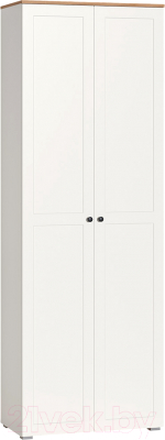 Шкаф Mobi Остин 16.307 (белый PE шагрень/дуб золотой craft/белая шагрень 4101 ПВХ) - фото