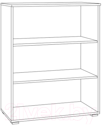 Тумба Mobi Остин 16.394.01 (белый PE шагрень/дуб золотой craft/белая шагрень 4101 ПВХ)