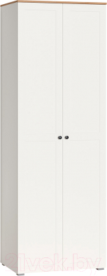 Шкаф Mobi Остин 13.336.02 (белый PE шагрень/дуб золотой craft/белая шагрень 4101 ПВХ) - фото