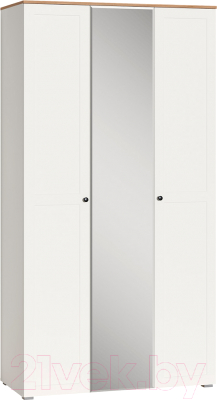 Шкаф Mobi Остин 13.336.03 (белый PE шагрень/дуб золотой craft/белая шагрень 4101 ПВХ) - фото