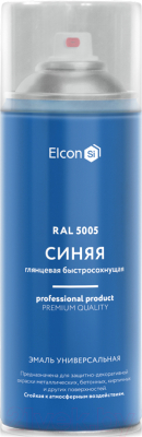 Эмаль Elcon Универсальная RAL 5005 глянцевый - фото