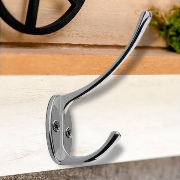 Крючок для одежды Trodos ZY-116 2-рожковый сплав ЦАМ