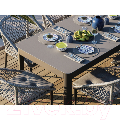 Обеденный стол Bergenson Bjorn Leif / BB0000469 (серый/бежевый)