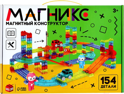 Конструктор магнитный Unicon Магникс / 9444946