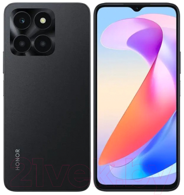 Смартфон Honor X6a 4GB/128GB / WDY-LX1 (полночный черный) - фото
