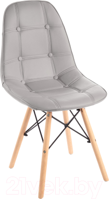 Стул Mio Tesoro Элма SC-004 (серый/дерево) - фото