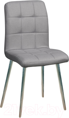 Стул Mio Tesoro Вивьен DC-140C (серый/хром) - фото