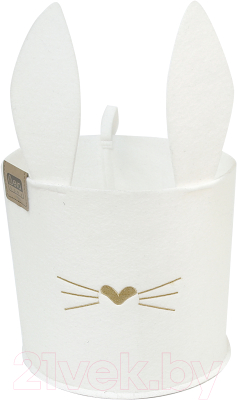 Корзина EVA Funny Белый заяц / Я4719 - фото