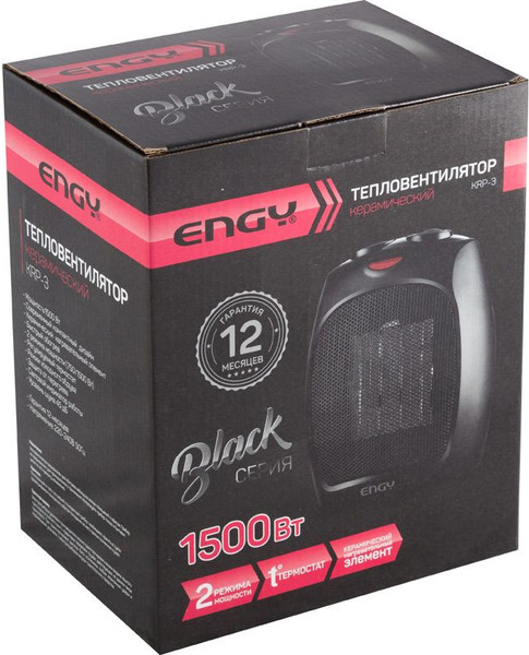 Тепловентилятор Engy KRP-3 (черный)