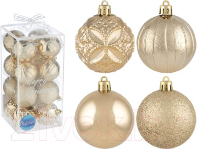 Набор шаров новогодних Волшебная страна SYQA-0123216 / 106328