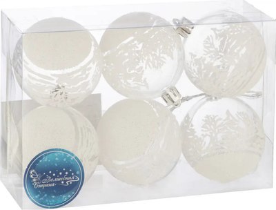 Набор шаров новогодних Волшебная страна SYQB3-0123078 / 106345 - фото