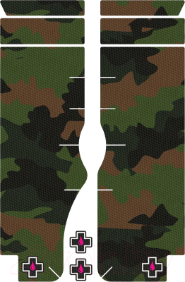 Защитная пленка для велосипеда Muc-Off Для вилки Fork Protection Kit Camo 20322 - фото