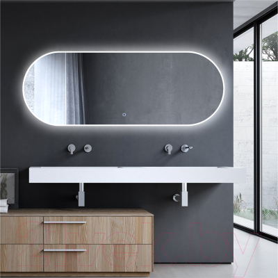 Зеркало Алмаз-Люкс Riga 50135s-6 (с подсветкой)