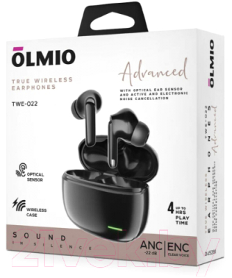 Беспроводные наушники Olmio TWE-22 / 045281