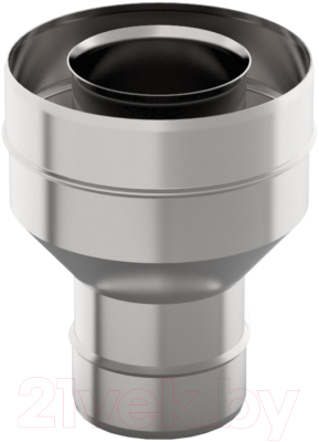 Переходник для дымохода Гефест Сталь 180x260 AISI 430/430 0.8мм/0.5мм (П-М) (К) - фото