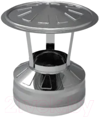 Колпак для дымохода Гефест Сталь 180х260 AISI 430/430 0.5мм/0.5мм (К) - фото