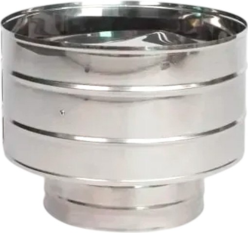 Дефлектор для дымохода Гефест Сталь 180х260 AISI 430/430 0.5мм/0.5мм (К) - фото