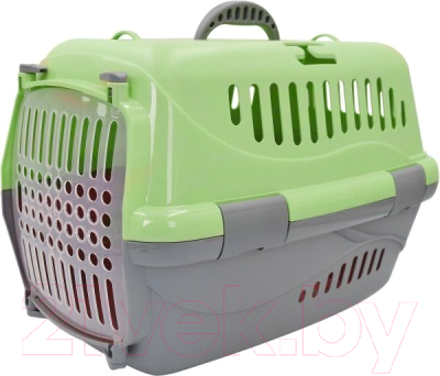 Переноска для животных Homepet 75221 (48x32x32см, зеленый) - фото
