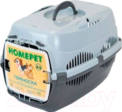 Переноска для животных Homepet Малая 78856 (43x29x27см, серый) - фото