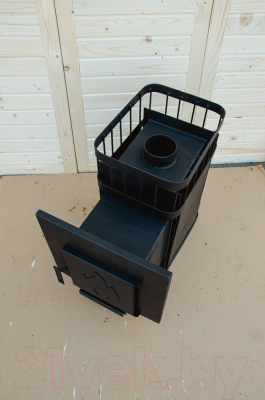 Печь-каменка КомфортПром Сталь стальная дверь огонек 102211758