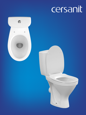 Унитаз напольный Cersanit Melar 031 3/6 DPL EO / 64234