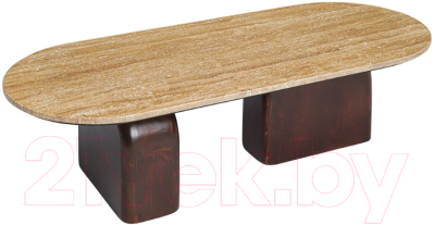 Журнальный столик Bergenson Bjorn Torhill / BB0000304 (бежевый/орех)