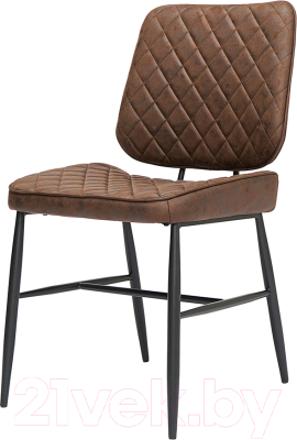 Стул Bergenson Bjorn Maril / BF-ACH-MRL-LTH-BRN (темно-коричневый) - фото