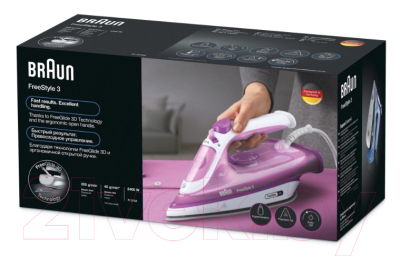 Утюг Braun FreeStyle 3FI 3124 PU