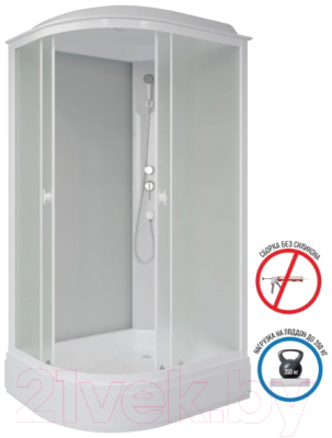 Душевая кабина Niagara Promo P90/80/26R/MT 90x80x215