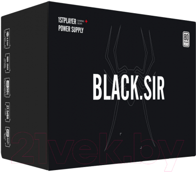Блок питания для компьютера 1stPlayer Black.Sir 600W / SR-600W