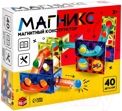 Конструктор магнитный Unicon Магникс / 9444939 - фото