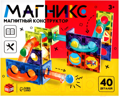 Конструктор магнитный Unicon Магникс / 9444939