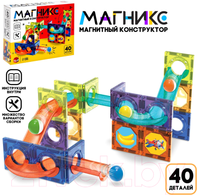 Конструктор магнитный Unicon Магникс / 9444939