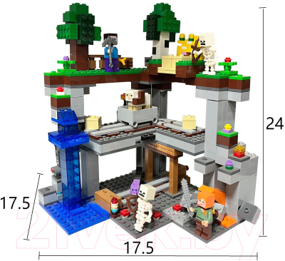 Конструктор Brick Мой Мир. Подземная крепость / 9771549