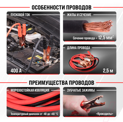 Стартовые провода Skyway S03701008