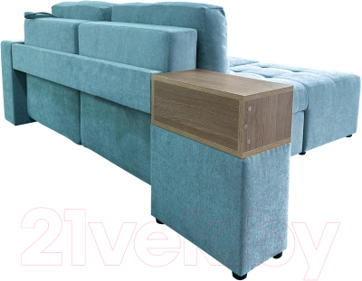 Диван угловой Lama мебель Пингвин-2/20 левый (Glory Col 19)