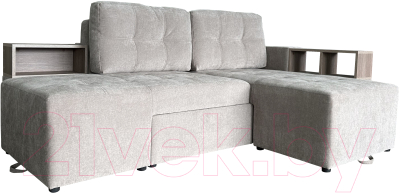 Диван угловой Lama мебель Пингвин-2/20 левый (Glory Col 02) - фото